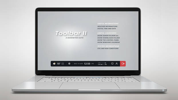 Toolbar II - (A Rainmeter Suite)