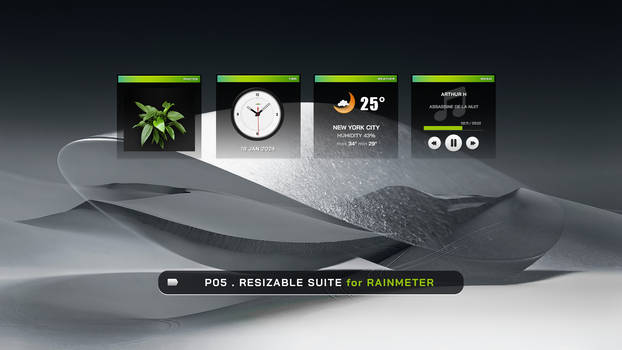 .P05 - Resizable Suite for Rainmeter