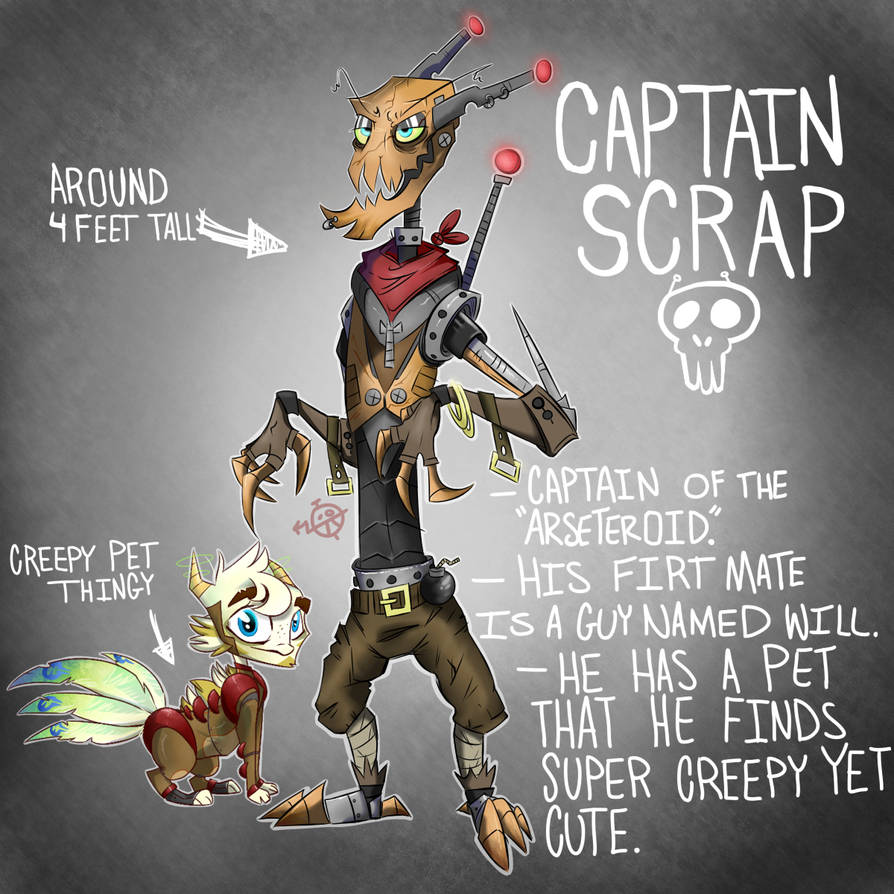 Captain Scrap Ref by Al-The-Craggymite on DeviantArt