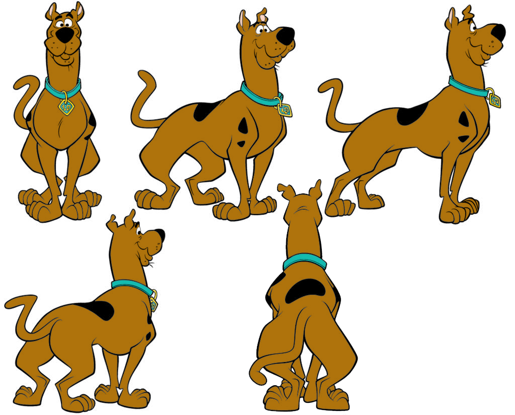 ScoobyDoo Promotional Art Scooby Model Sheet by nickscheetz on