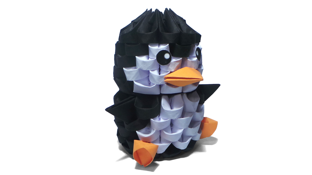 3D Origami Penguin