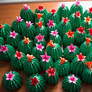 Lots of Origami Cacti