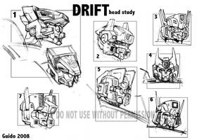 DRIFT - early head sketches