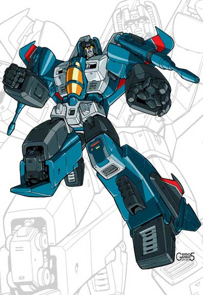 IDW G1 Card - Thundercracker