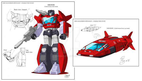 Cybertronian G1 Sideswipe