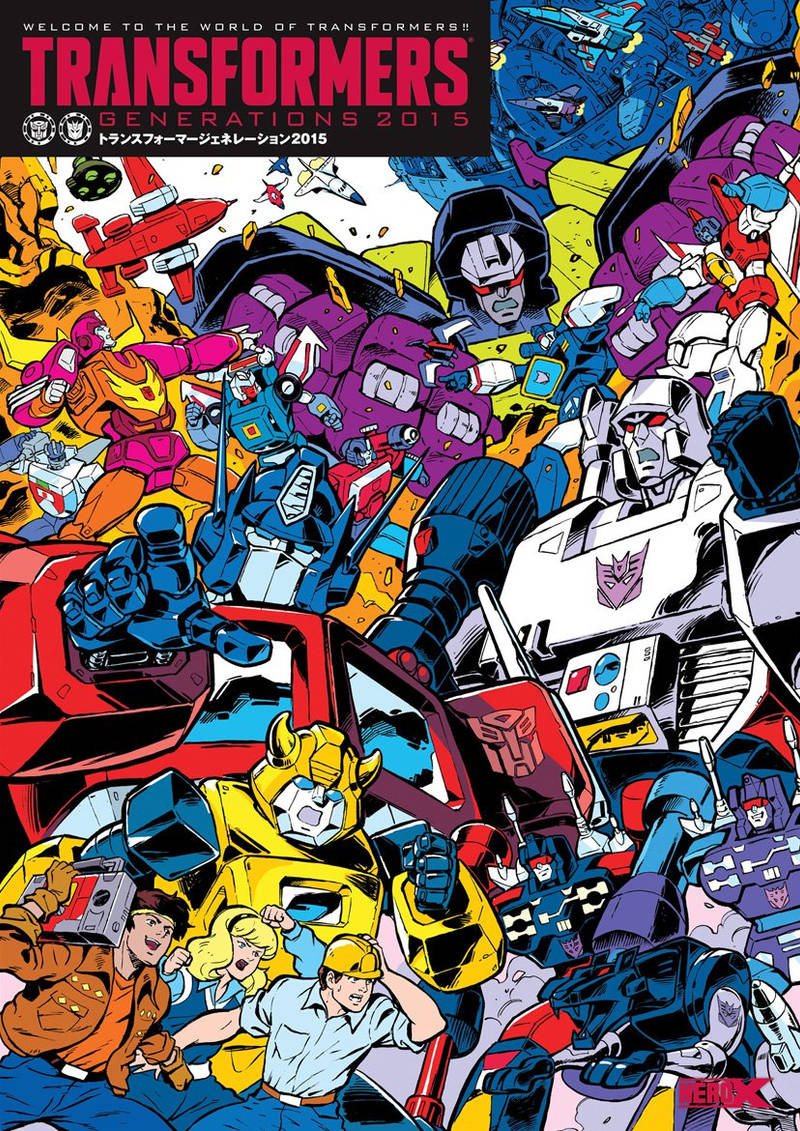 TRANSFORMERS GENERATIONS 2015-JAPANESE BOOK COVER by GuidoGuidi