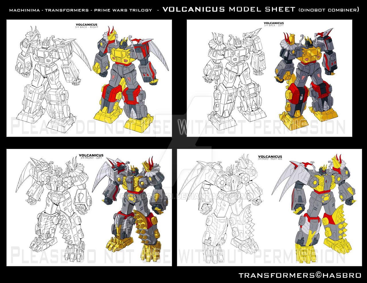 Volcanicus model sheet