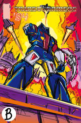 Transformers '84 cover #02 sketch B
