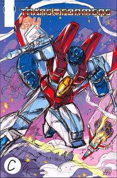 Transformers '84 comic cover #01 sketch C