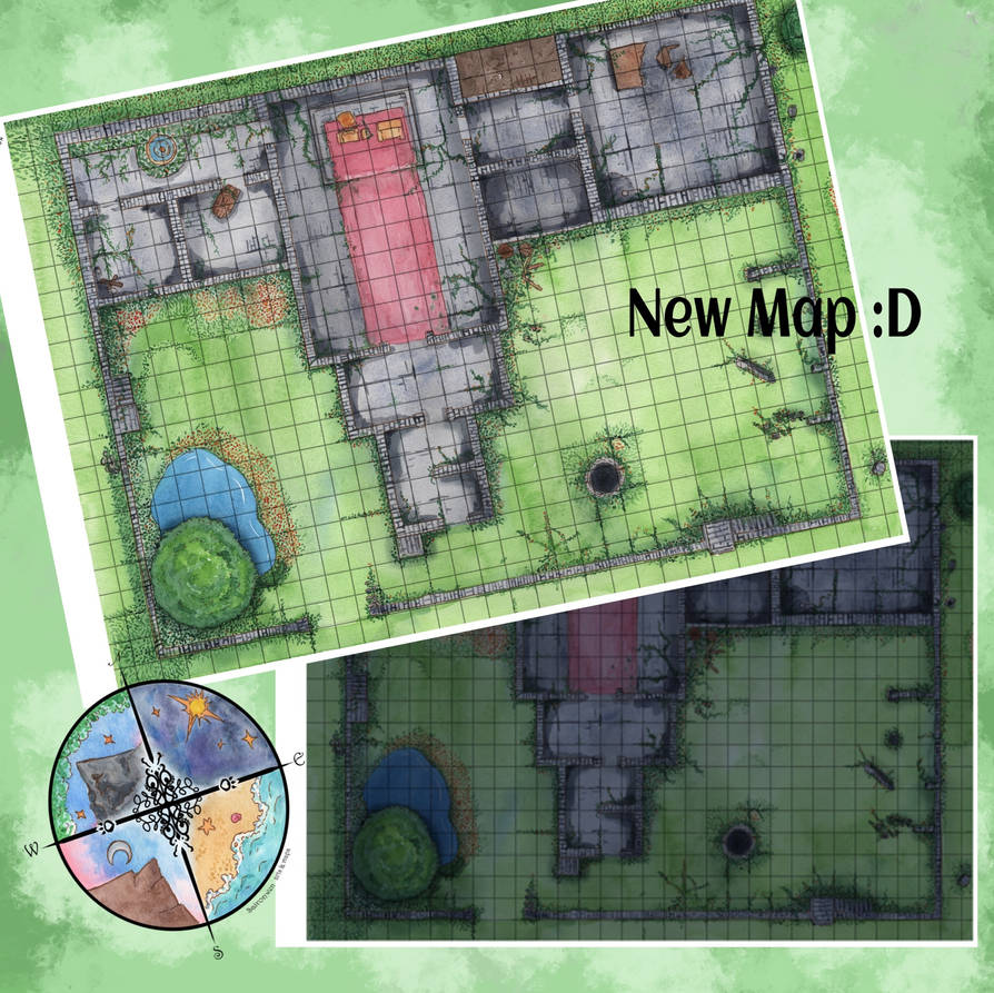 Castle ruins map preview by Saironwen on DeviantArt