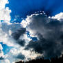 Sunrays at clouds 3