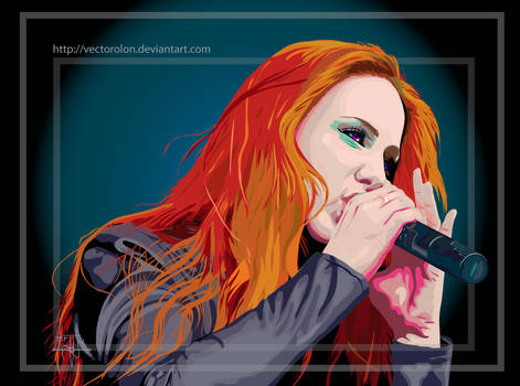 Simone Simons Vector