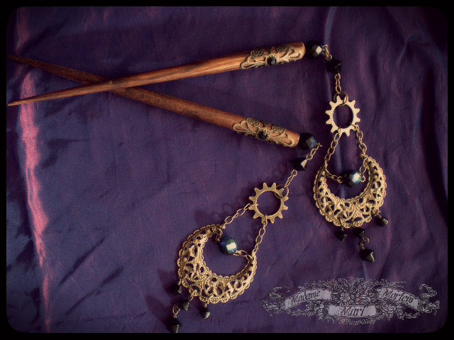 Steampunk Fancy Hairsticks