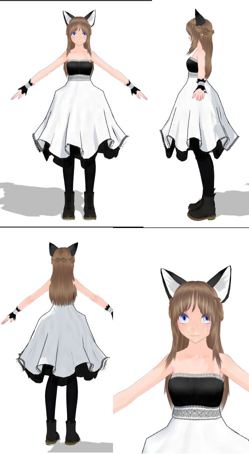 MMD model 2 by NekaSan on DeviantArt