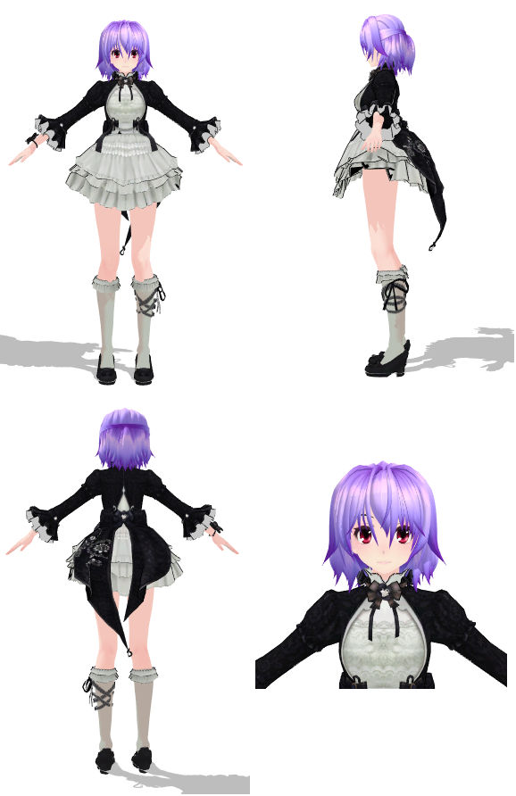 MMD model 5 by NekaSan on DeviantArt