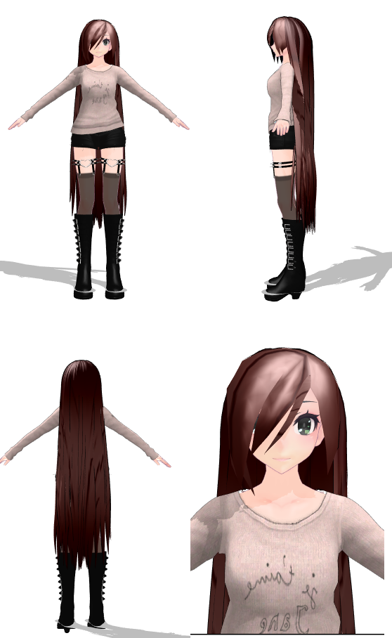 MMD model 6 by NekaSan on DeviantArt