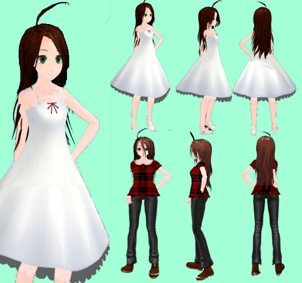 MMD model 12 by NekaSan on DeviantArt