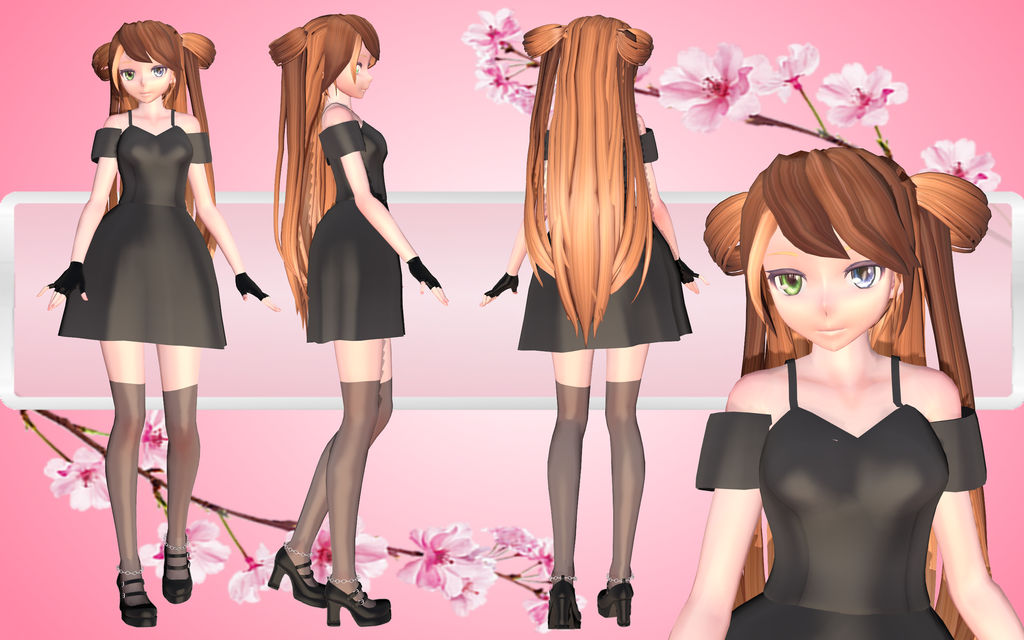 MMD Model 120 by NekaSan on DeviantArt