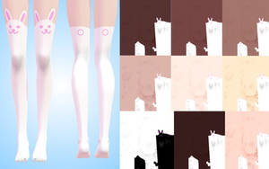 texture stockings (rabbit) for TDA MMD