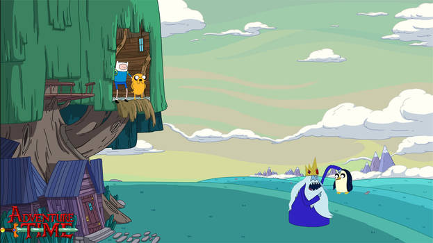 Adventure Time - No Gunther - Wallpaper