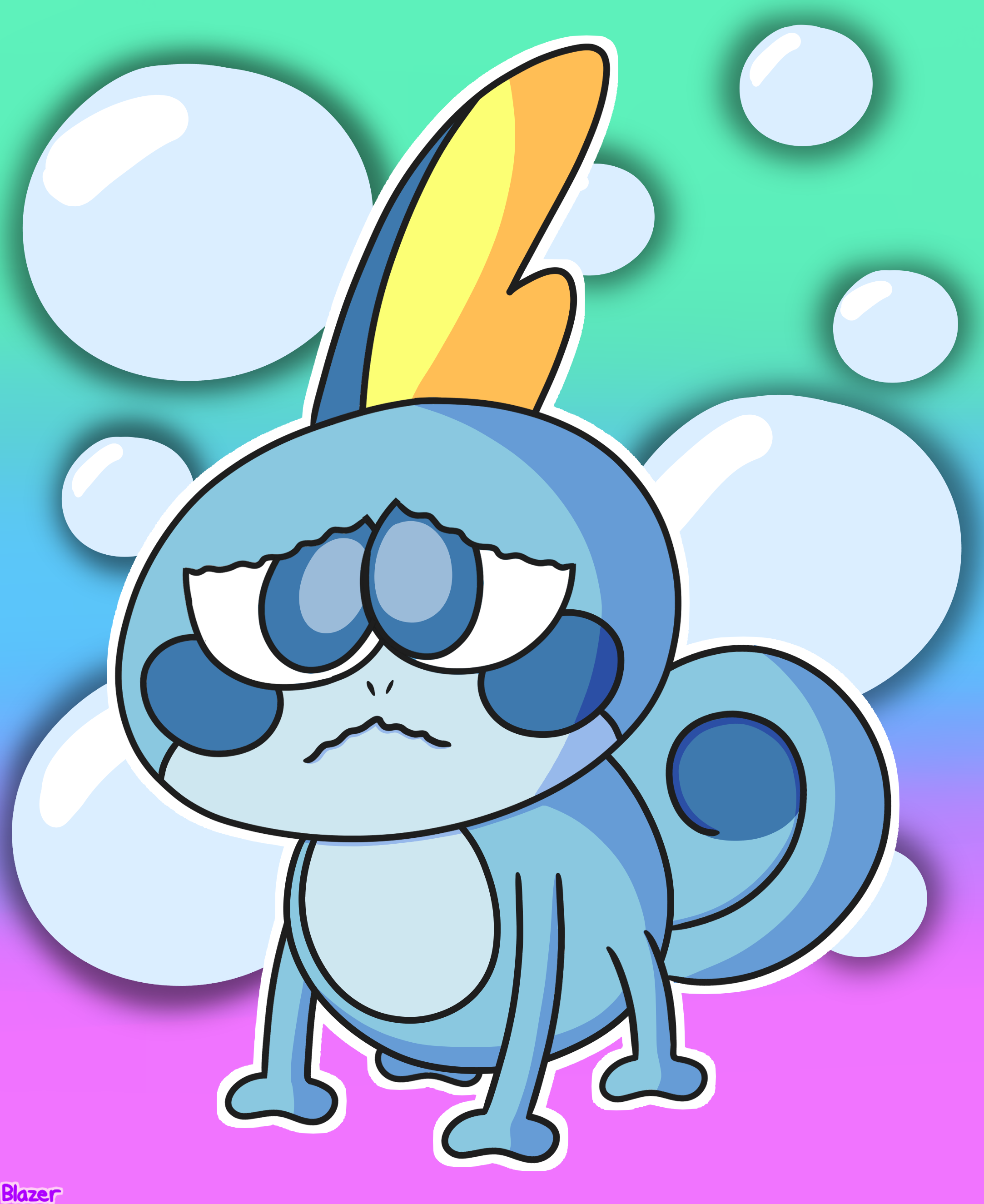 Sobble Raboot Sobble by BlazerWerewolf on DeviantArt