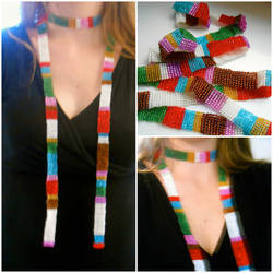 Beaded 4th Doctor Scarf