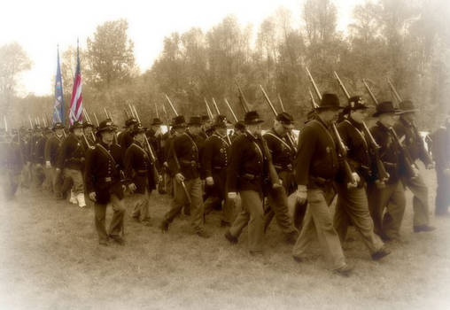 Marching off to War