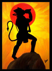 Hanuman Silhouette