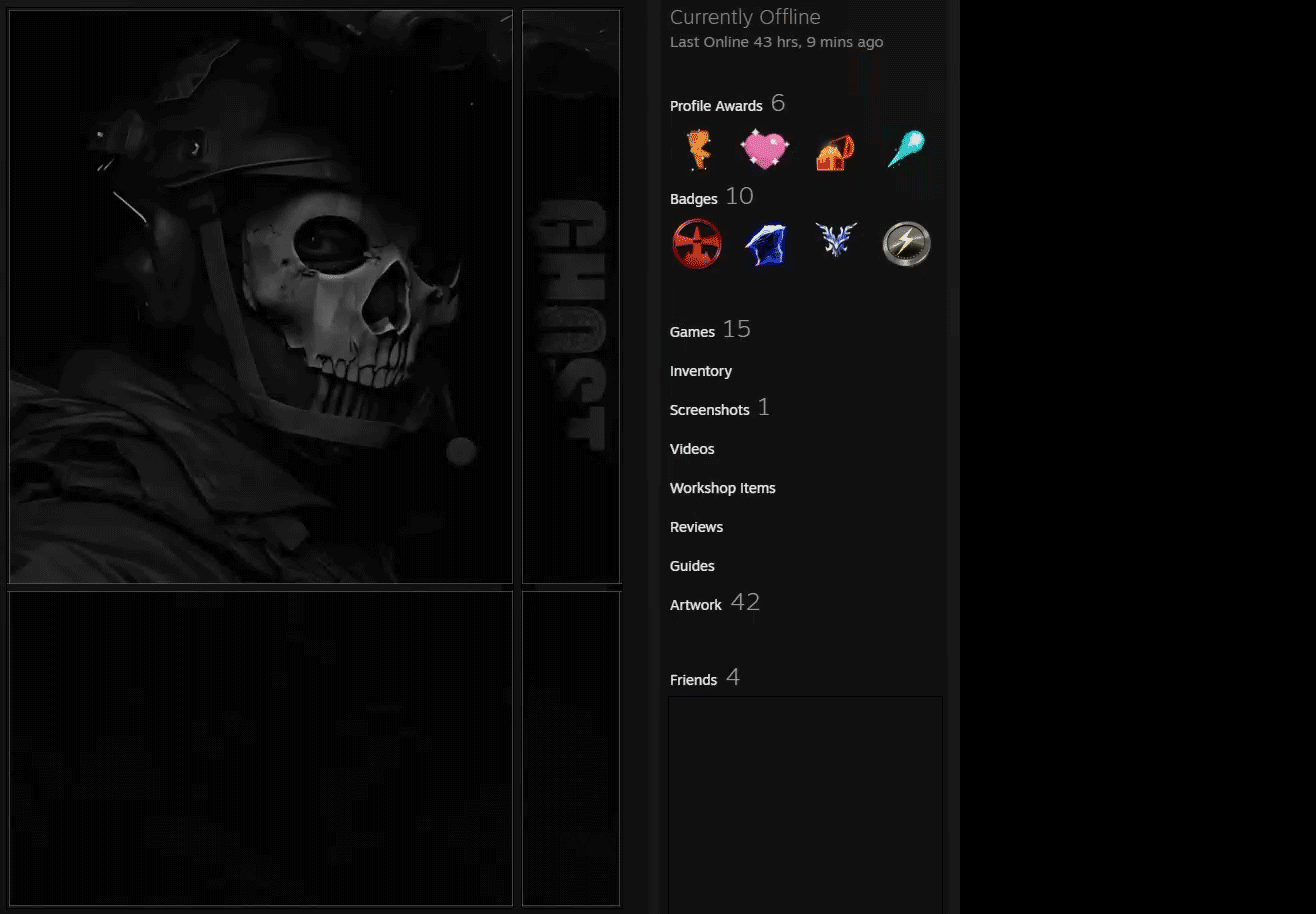 ghost call of duty steam profile by lutjl on DeviantArt