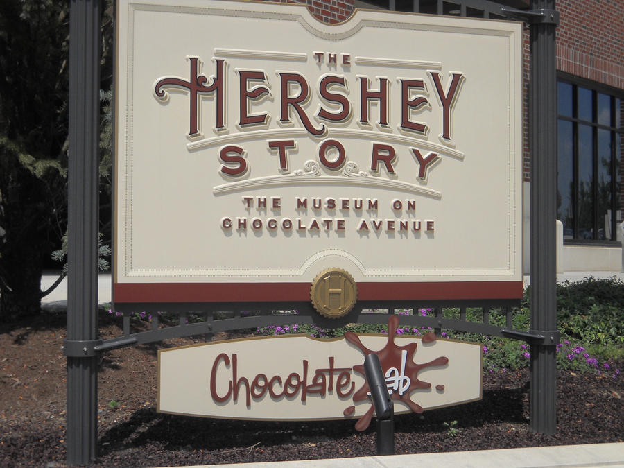 Hershey Story Sign