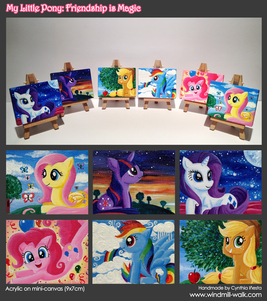 My Little Mini Canvas: Mane Six