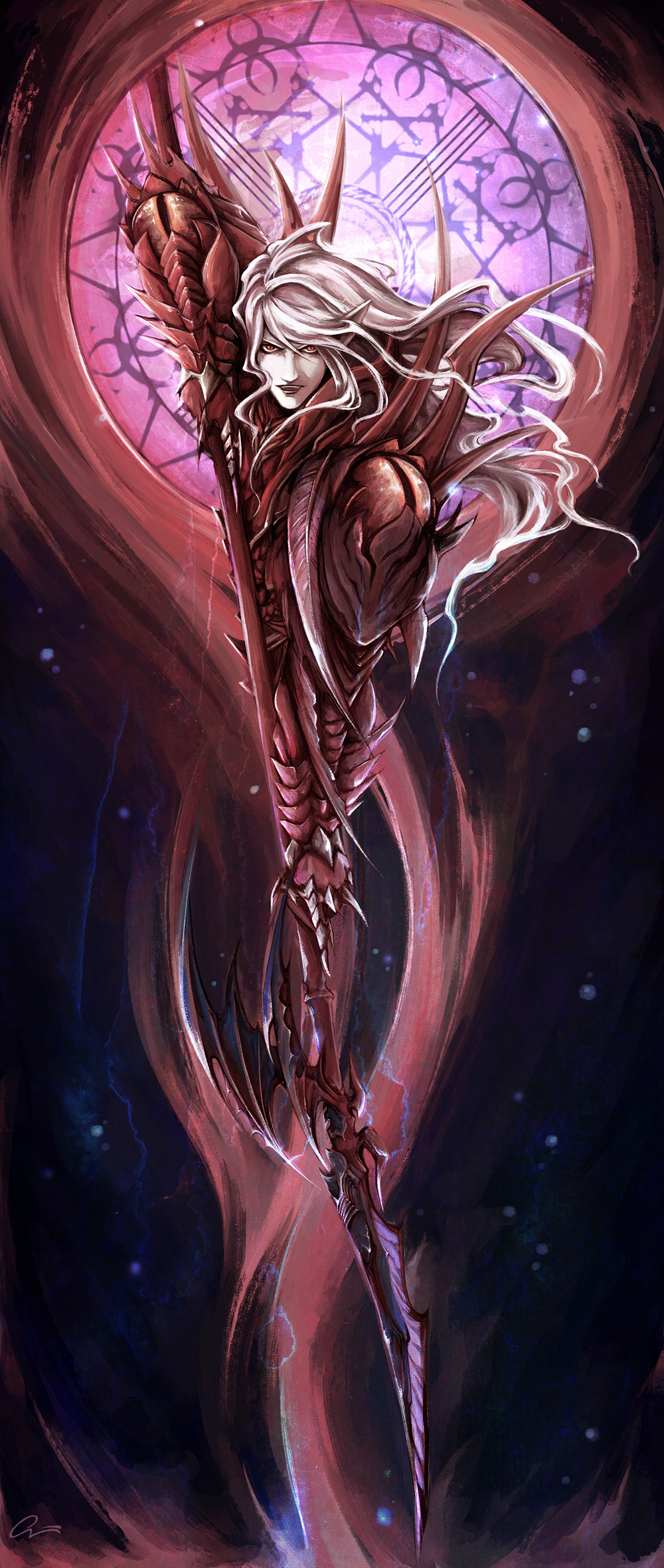 Nastrond (Estinien/Nidhogg, FFXIV) by Onyrica