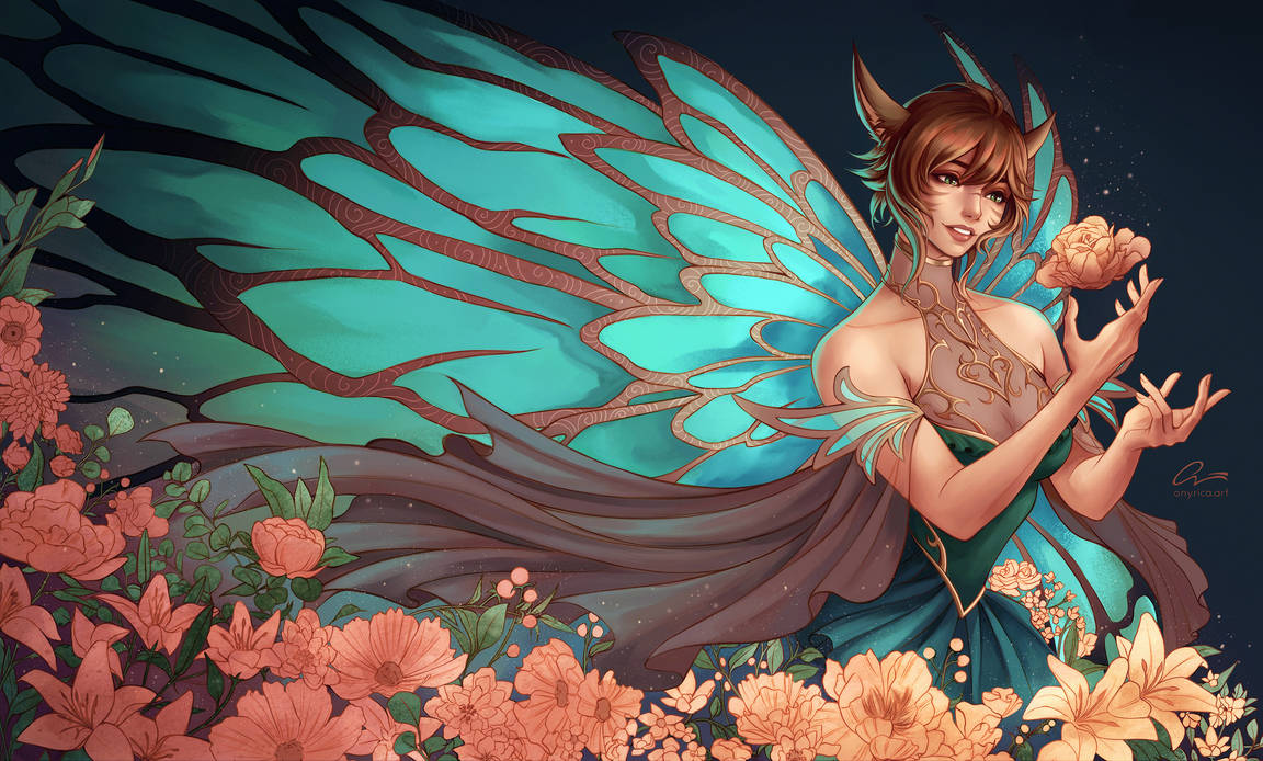 Auburn wings - [ FFXIV Commission ]