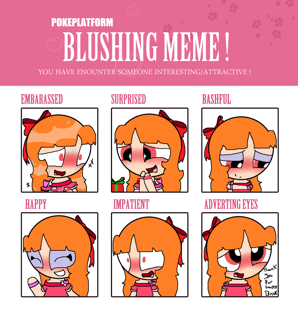 Blossom-blushing Meme