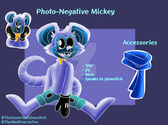 Forgotten Evergreen Ref || Photo-Negative Mickey