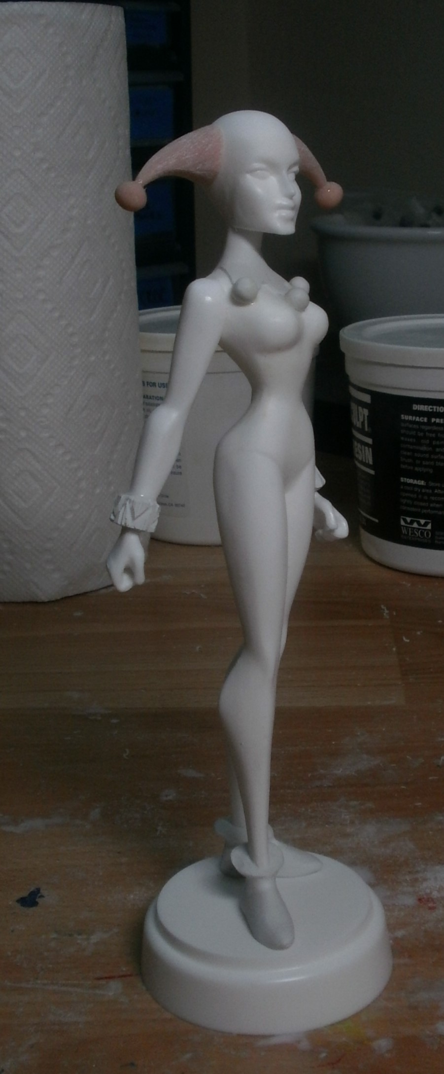 Harley Quinn 9 Inch Maquette Commission WIP