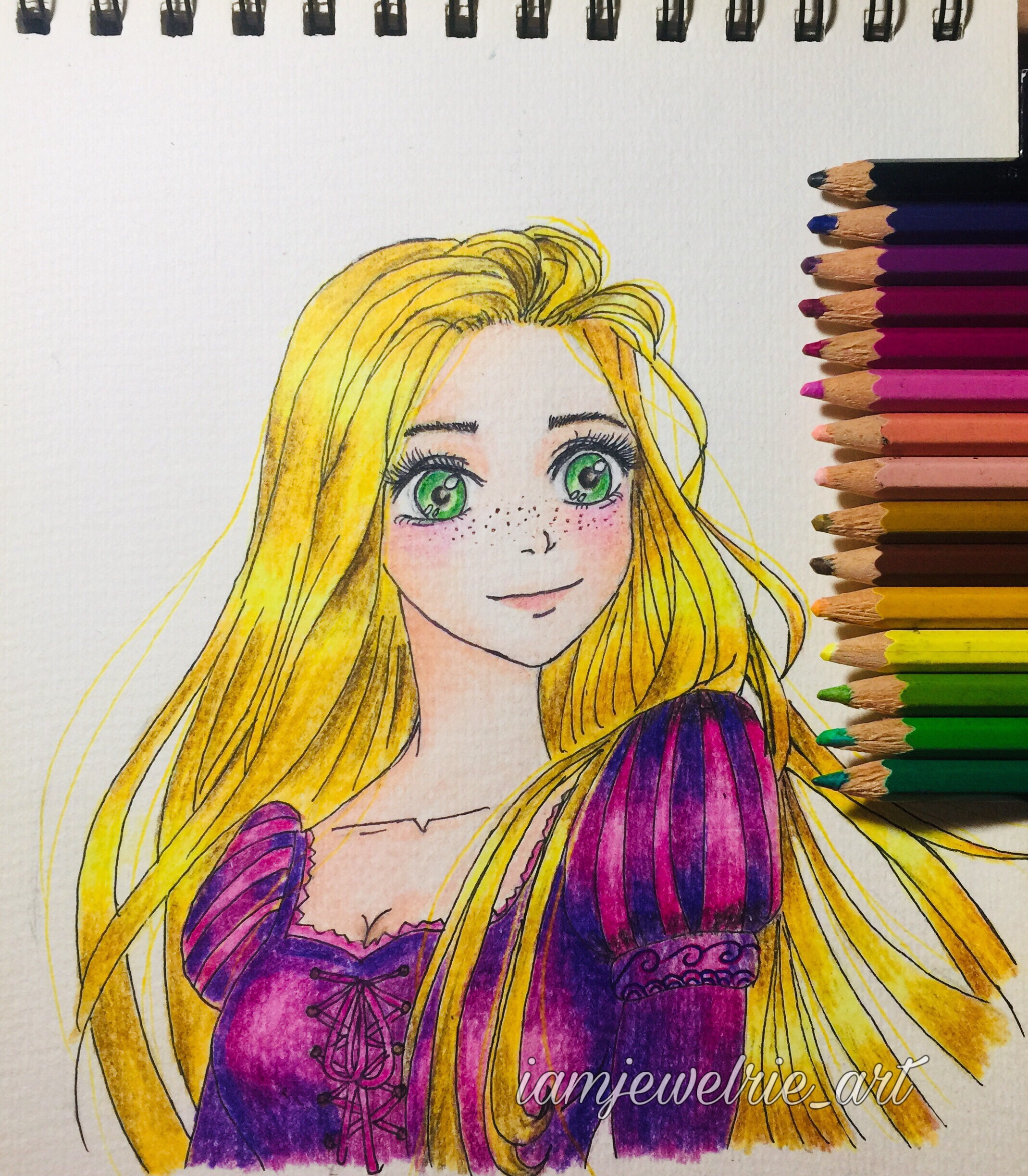 Rapunzel Anime version by IAMJEWELRIEART on DeviantArt Rapunzel Anime version by IAMJEWELRIEART on DeviantArt