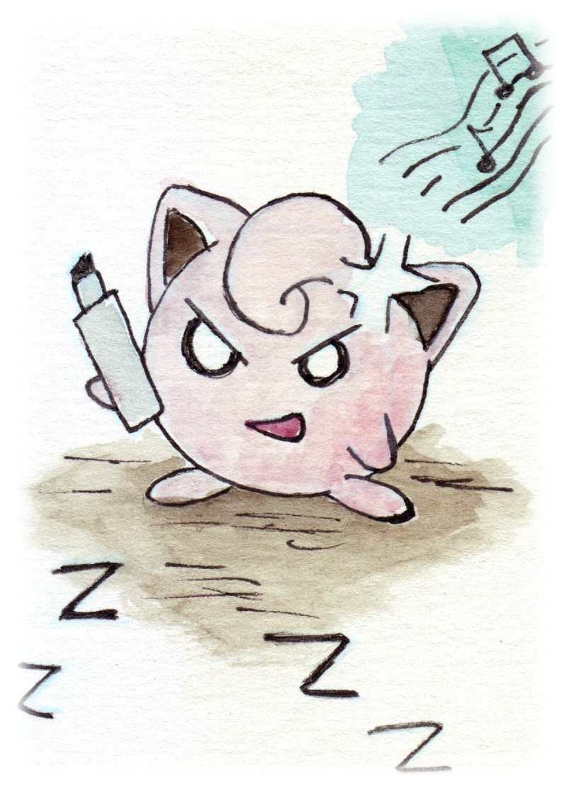 Jigglypuff Sketch Card