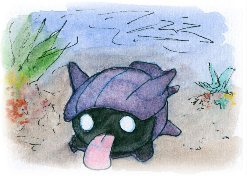 Shellder Sketch Card by melllic on DeviantArt