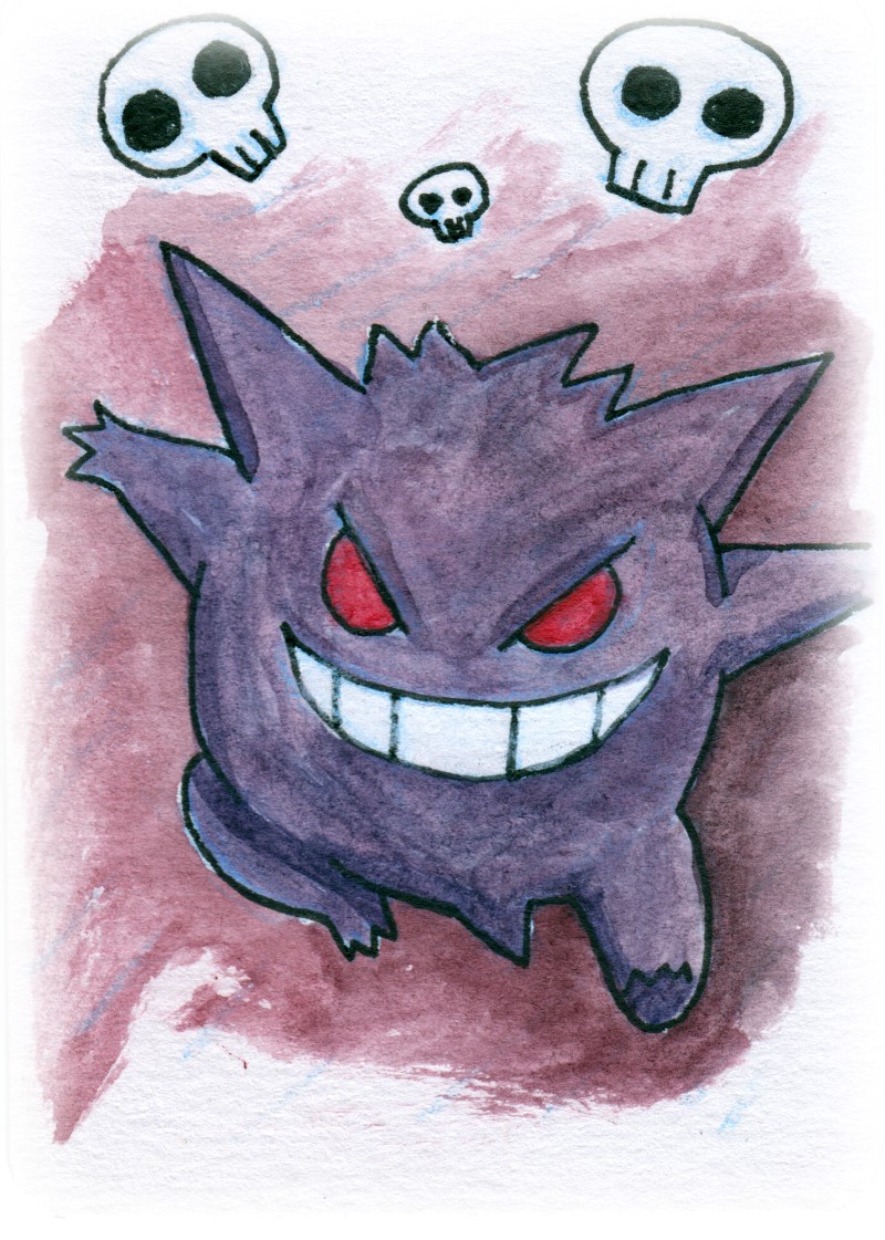 Gengar Sketch Card