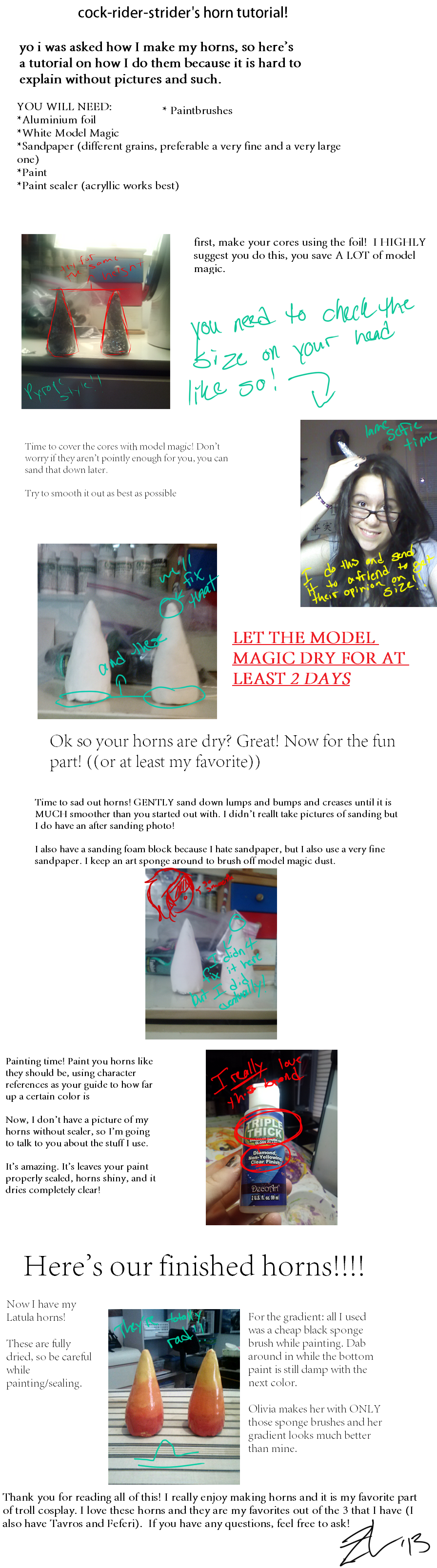 Homestuck Model Tutorial Homestuck Horn Tutorial by Born-Alive on DeviantArt