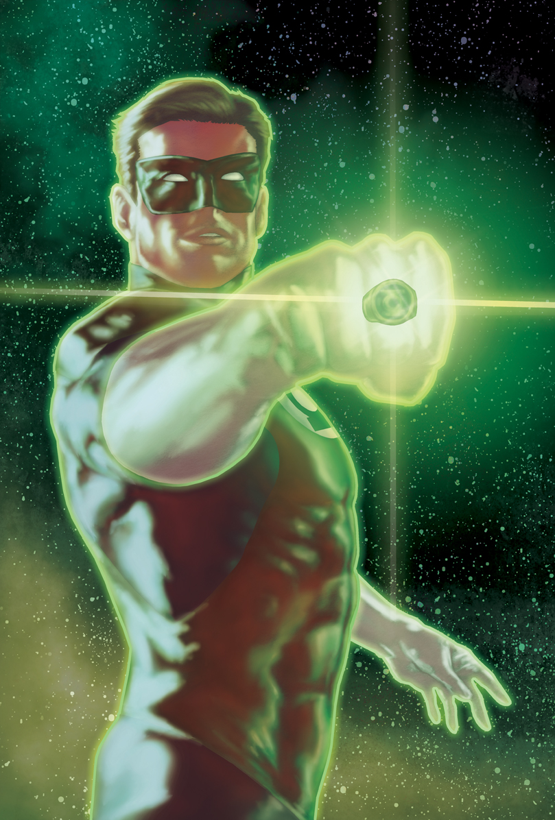 Green Lantern colors