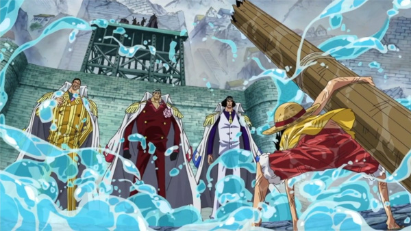 Luffy vs. 3 Admirals by dbzzfox on DeviantArt Luffy vs. 3 Admirals by dbzzfox on DeviantArt