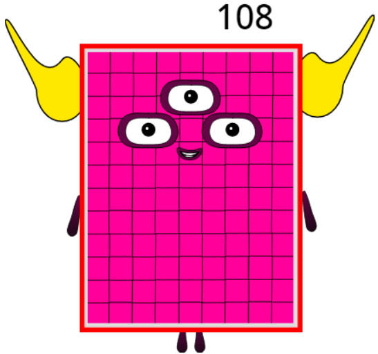 numberblock 108 by Elias234 on DeviantArt