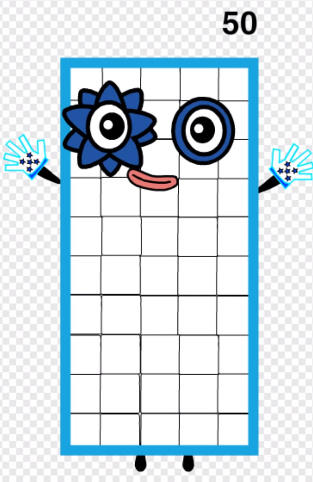 numberblock 50 by Elias234 on DeviantArt