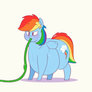 Rainbow Dash Force Feeding