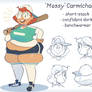 Messy reference sheet