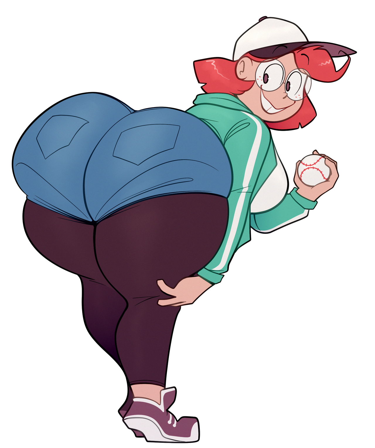 Messy baseball booty
