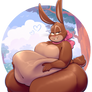 Big Cadbury caramel bunny
