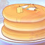 Buttery Fluttershy pancakes